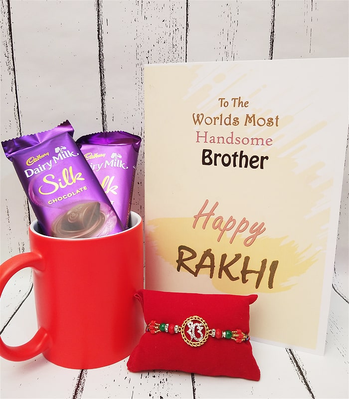 Glamorous Rakhi with Chocolates