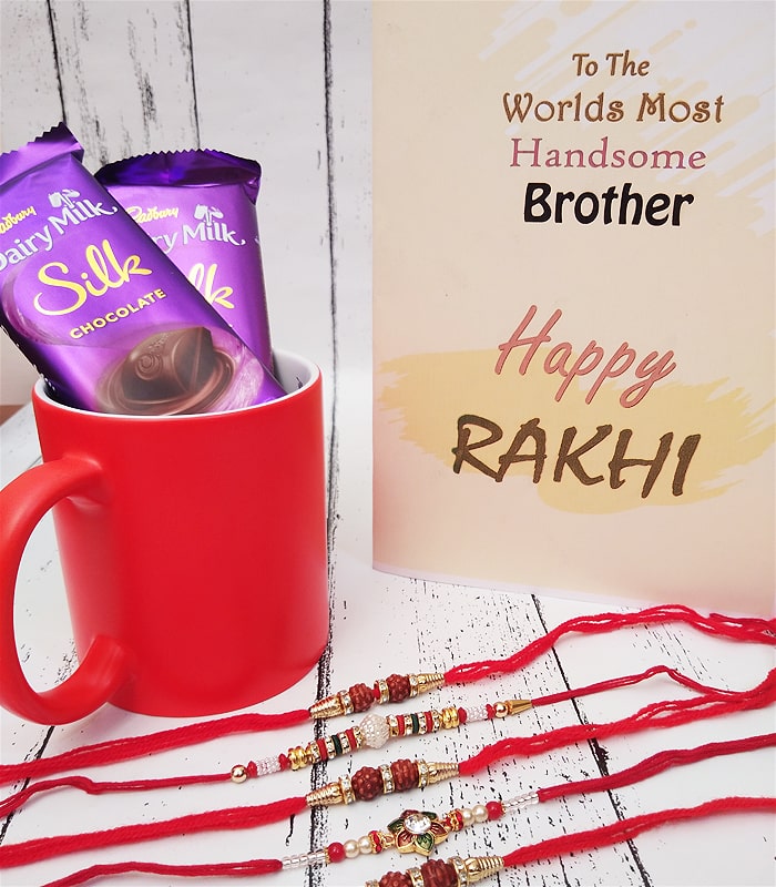 Set of Premium Rakhis with Wonderful Rewards