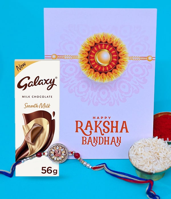 Pearl Rakhi N Galaxy Milk Chocolate