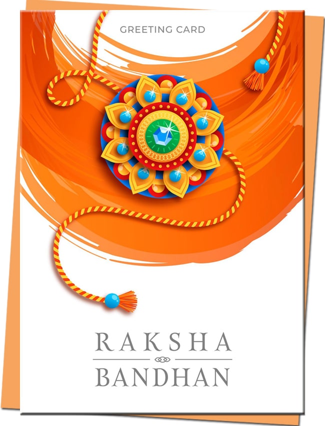 Full Size Rakhi Card